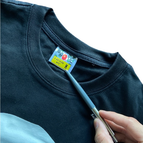 Black and White Bape Head Regular T-Shirt - Picture 3 of 3